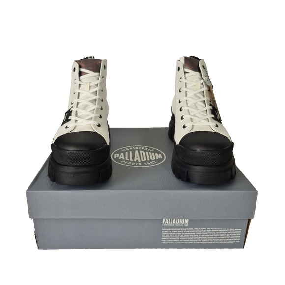 Palladium Boots Womens 10 Med Star White Revolt HI TX Combat New in Box - Picture 1 of 7